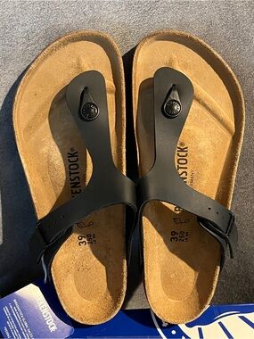 Birkenstock Women’s Sandals Gizeh Black Size 8 US 39 EU